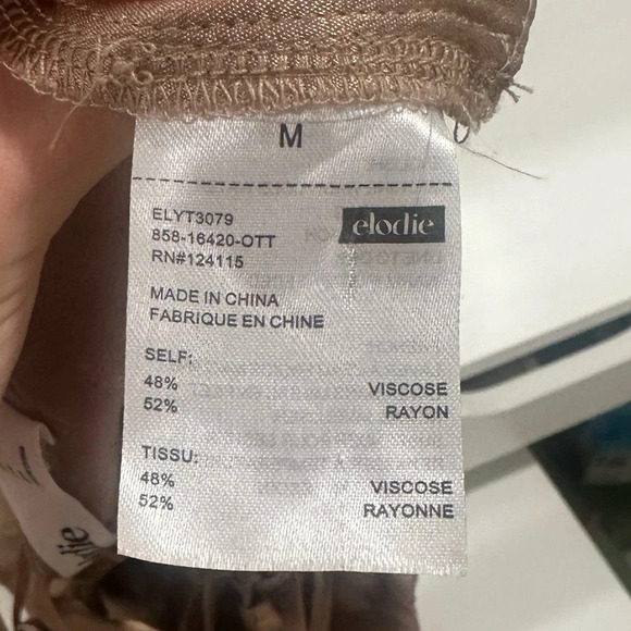 ELODIE silk top M - Picture 9 of 11